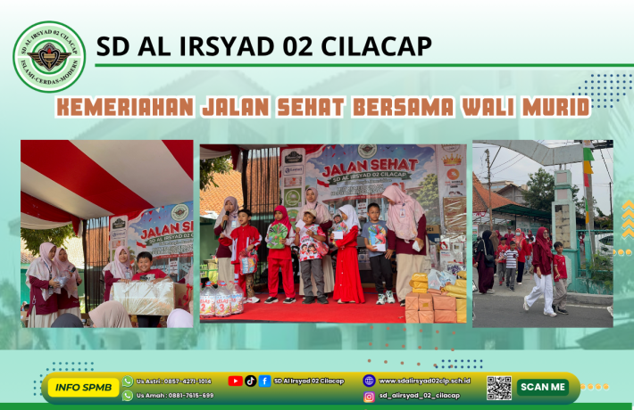 Kemeriahan Jalan Sehat bersama Wali Murid