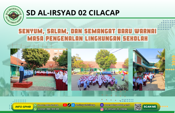 Senyum, Salam, dan Semangat Baru Warnai Masa Pengenalan Lingkungan Sekolah