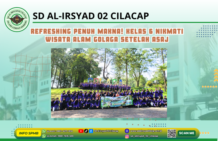 Refreshing Penuh Makna, Kelas 6 Nikmati Wisata Alam Golaga Setelah ASAJ