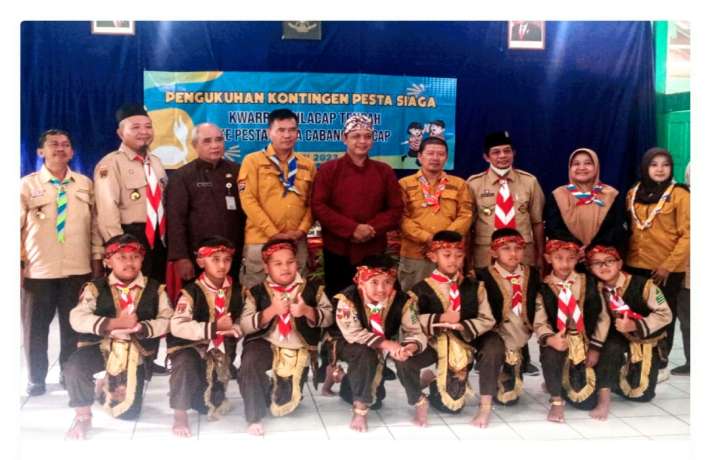 Pengukuhan Kontingen Pesta Siaga Kwarcab