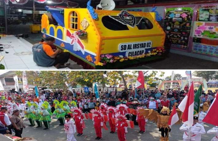 Partisipasi SD Al Irsyad 02 Cilacap dalam Karnaval Kelurahan Sidanegara