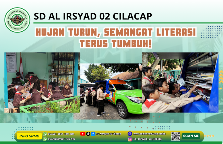 Hujan Turun, Semangat Literasi Terus Tumbuh!